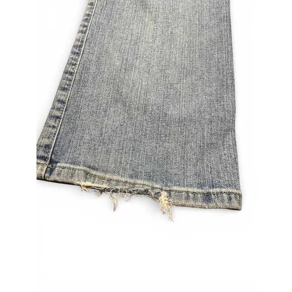 VTG Guess Daredevil Bootcut Jeans Womens 30 Distressed Low Rise Denim Pants Y2K - Picture 13 of 15